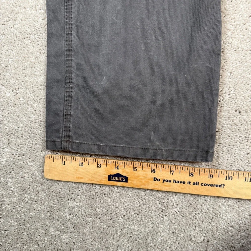 Genuine Dickies Men's 34x30 Gray Carpenter Work Pants Utility Canvas Duck